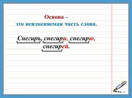 Вить какая основа