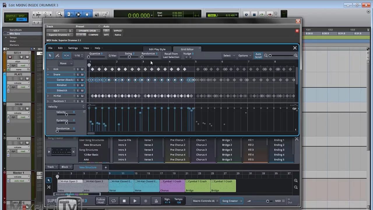 Create superior. Superior drummer 3 piano roll. scratch and mix. ezdrummer 3 midi mapping.