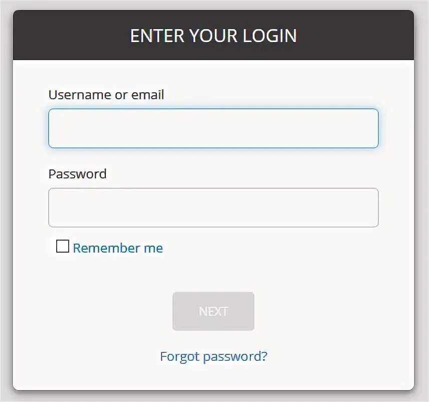 Enter user password