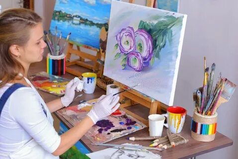 Писатель рисует художника
