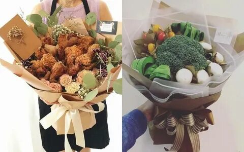 Букет из продуктов для женщин своими