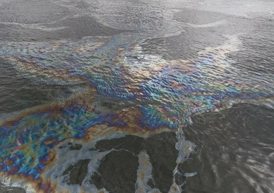 Масляная пленка на воде