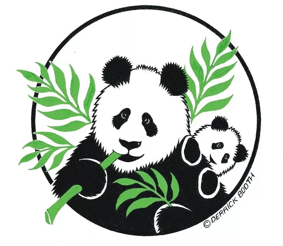 Панда собирает в круг. Гринпис Панда эмблема. Символ защиты природы Панда. Панда в круге. Герб с пандой.