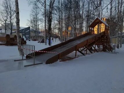 Горка в архангельском