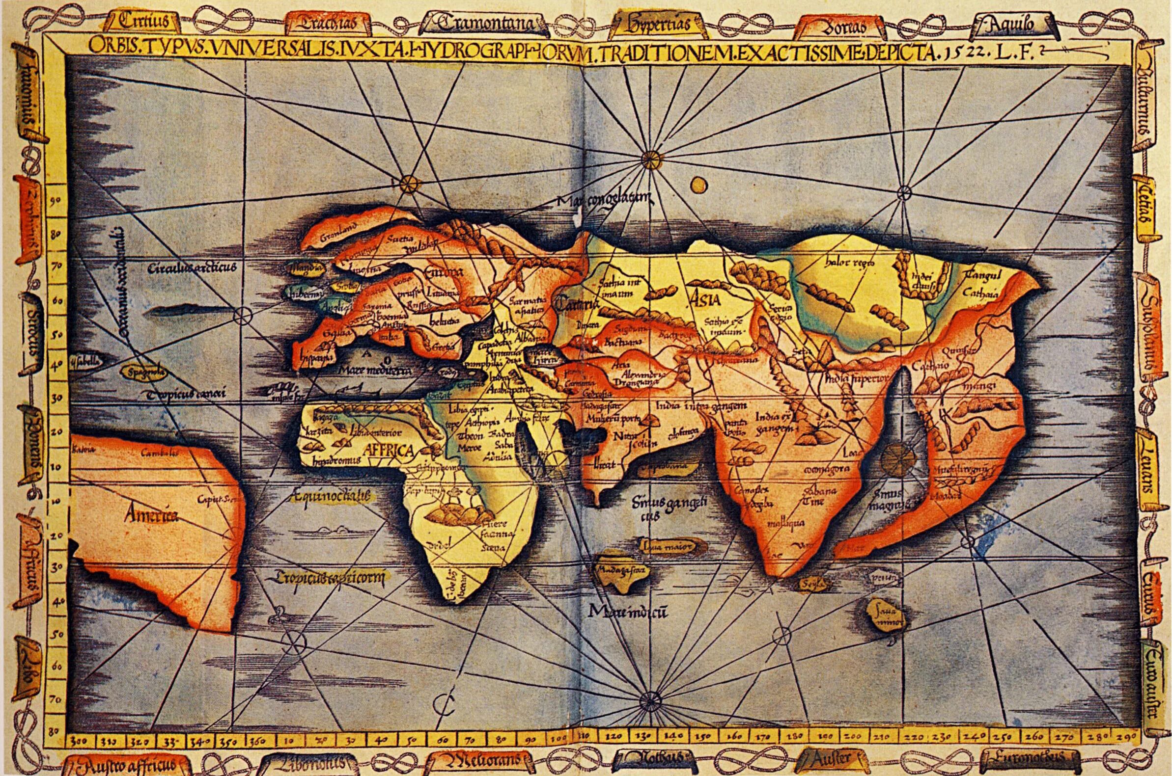Первая географическая карта. Старинные географические карты. Древние географические карты.