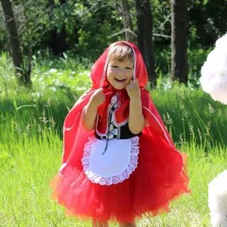 Костюм красной шапочки для девочки своими руками
