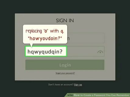 Create password
