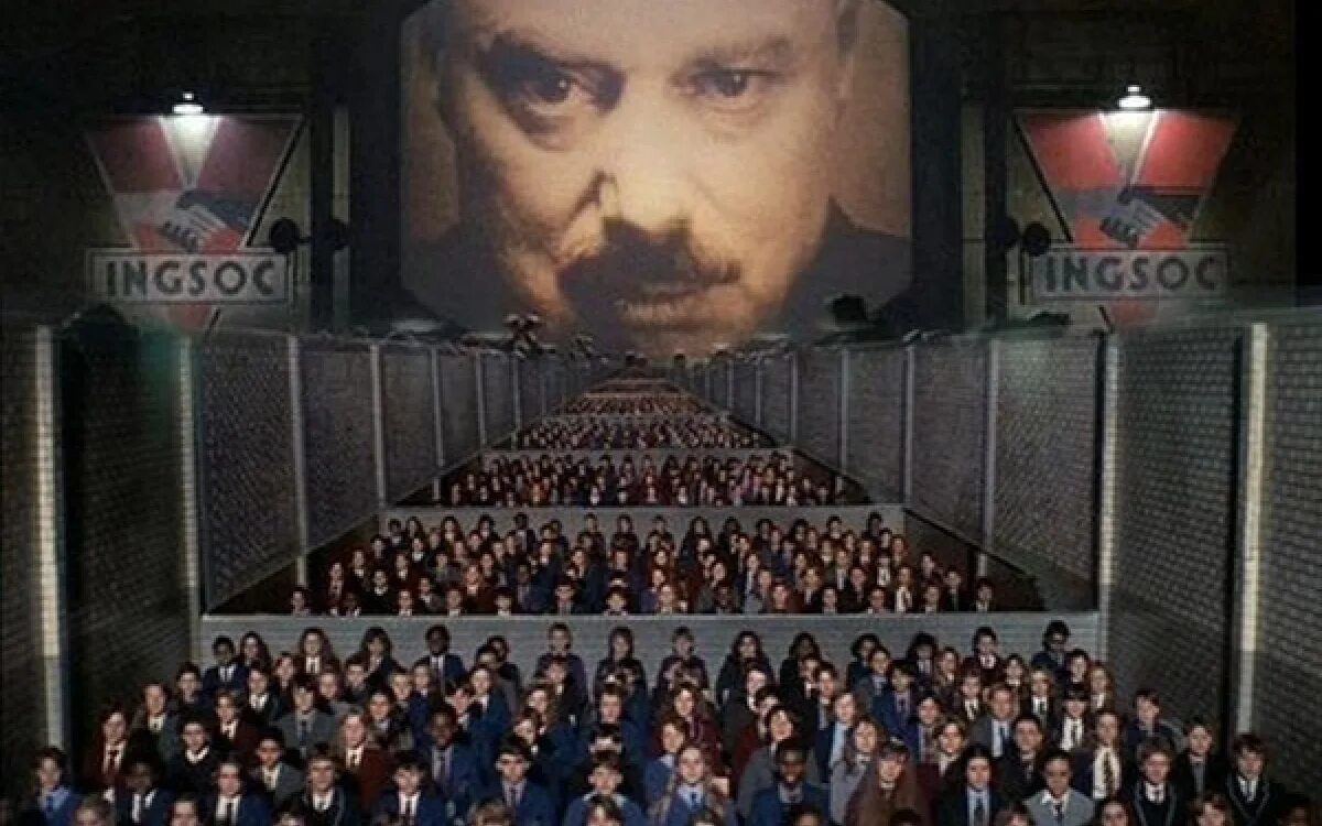 Фильм 1984 джордж оруэлл большой брат. Внешняя партия. Внешняя партия. 1984 партия. Внутренняя партия.