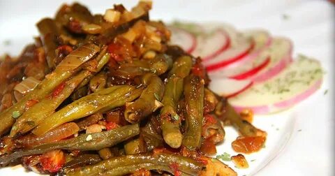 Спаржевая фасоль по грузински