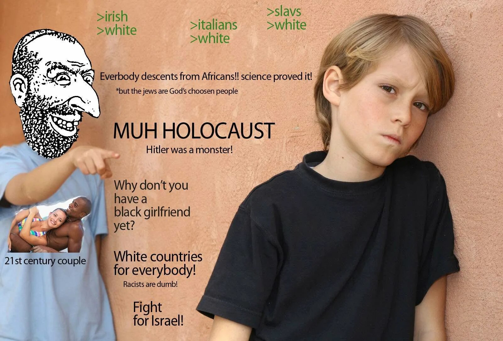 Everyone is white. Унтерменш. everyone is dumb плакат. уберменши. унтерменш и уберменш.