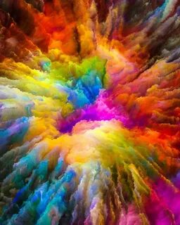 Happy colorful