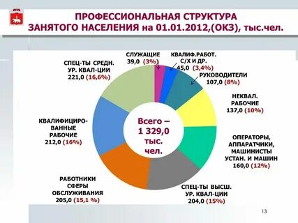 Социально профессиональная структура населения