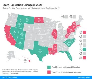 Americans Moved to Low-Tax States in 2021 - Tax Foundation.