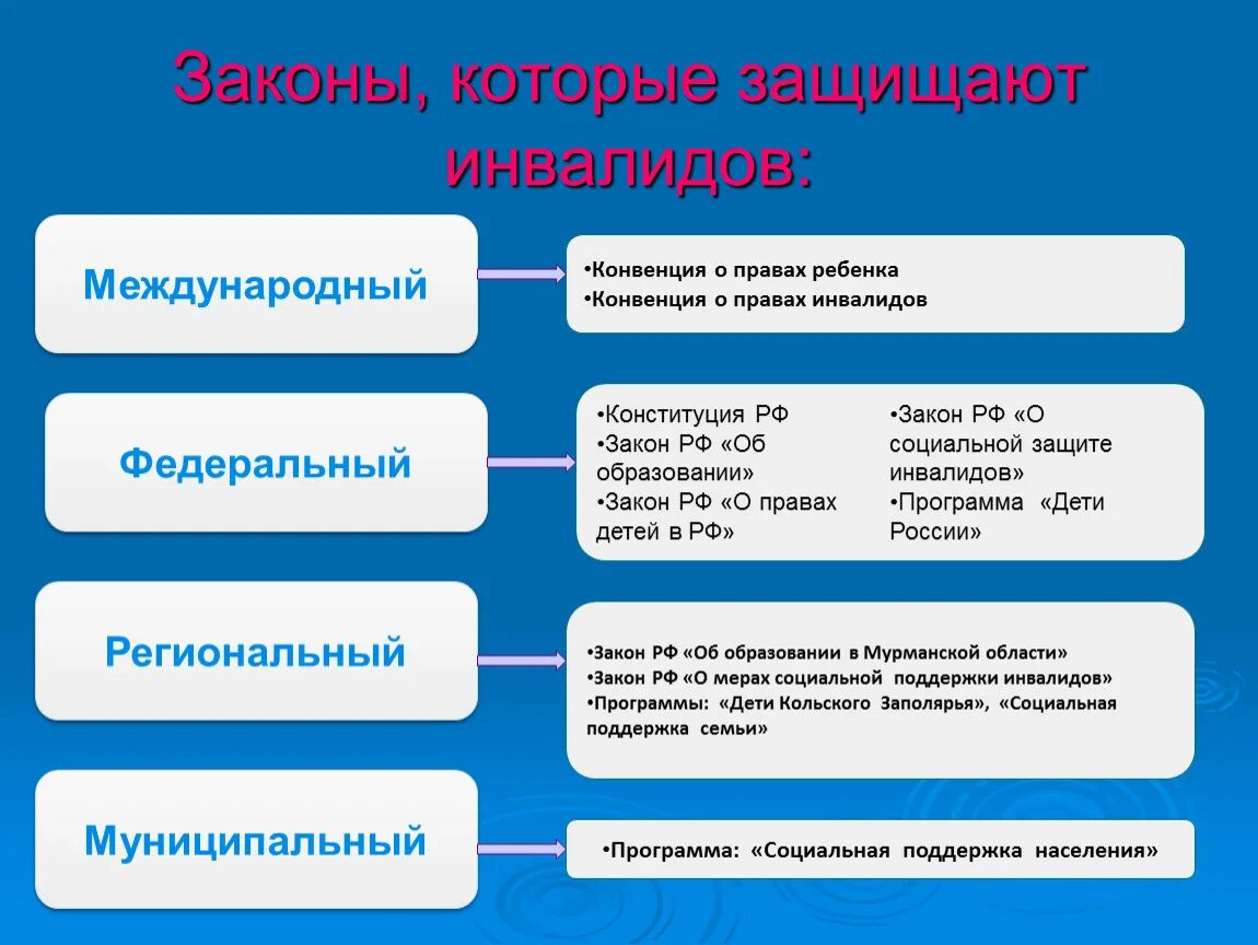 Закон социальной поддержки инвалидов