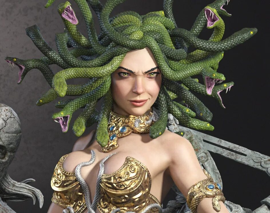 как звали медузу горгону. медуза горгона до проклятия. медуза горгона.