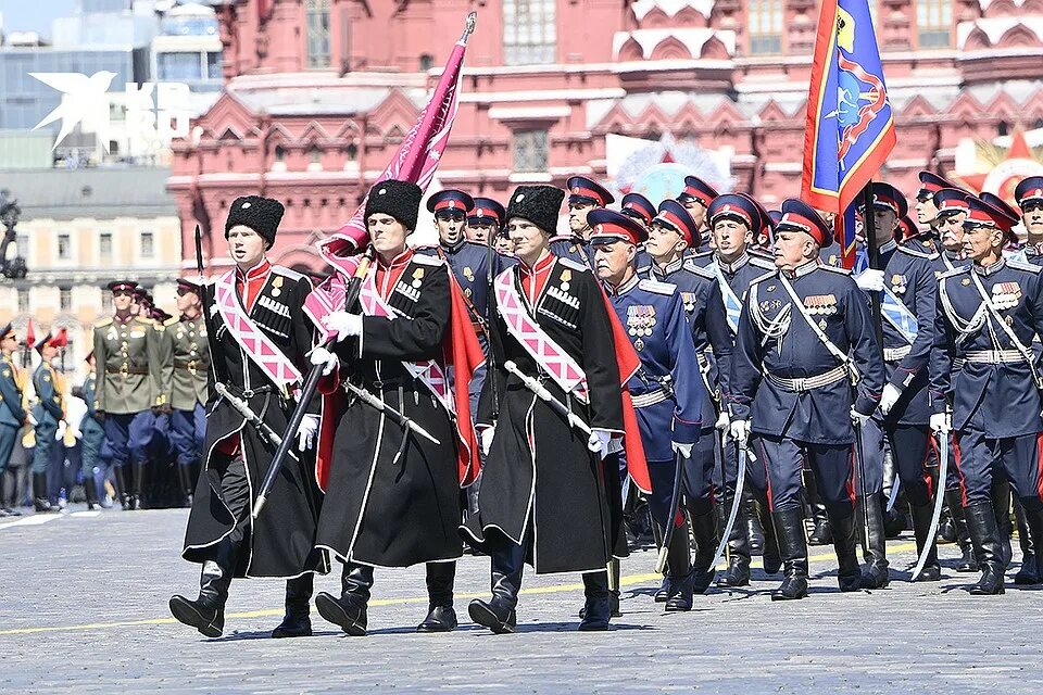 Парад казаков