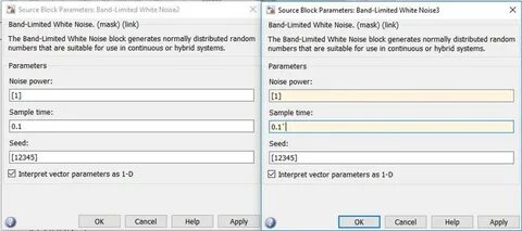 System parameters