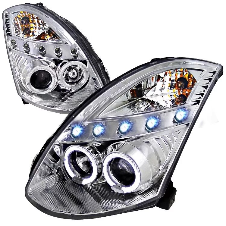 Infiniti g35 Tuning Headlight. G35 ксенон. Car Light Accessories. Отражатель фар Инфинити g35.