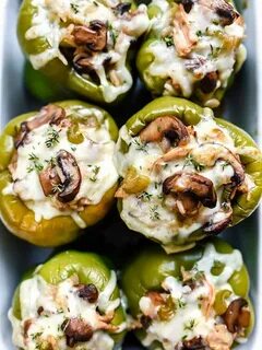 Просто кухня перец фаршированный курицей и грибами