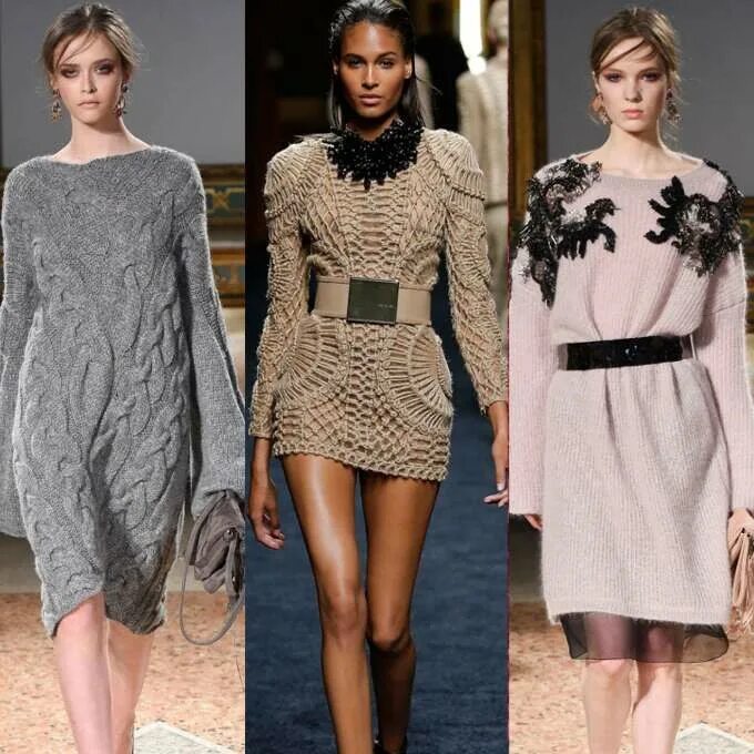 Вязаные платья тренд. Платье свитер. Вязаные платья тренд. Тренды осени вязаные платья. Вязание платья осень зима.