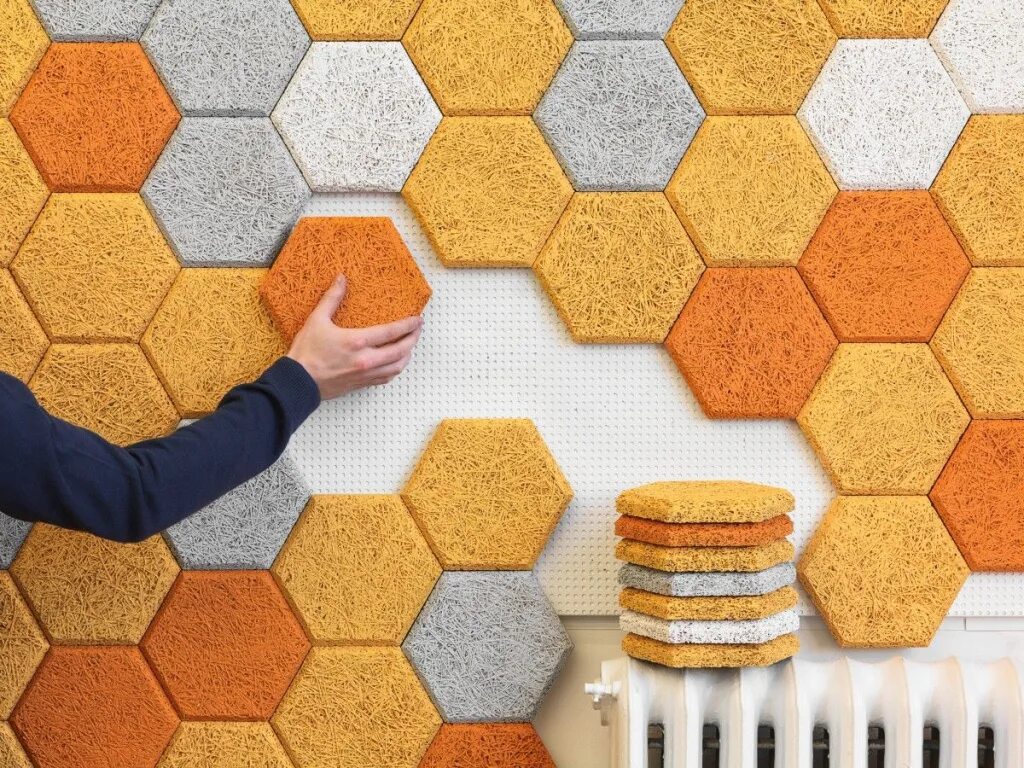 Отделка материалы купить. Гексагон панели звукопоглощающие. Hexagon акустические панели. Отделочные материалы. Декоративные отделочные материалы.