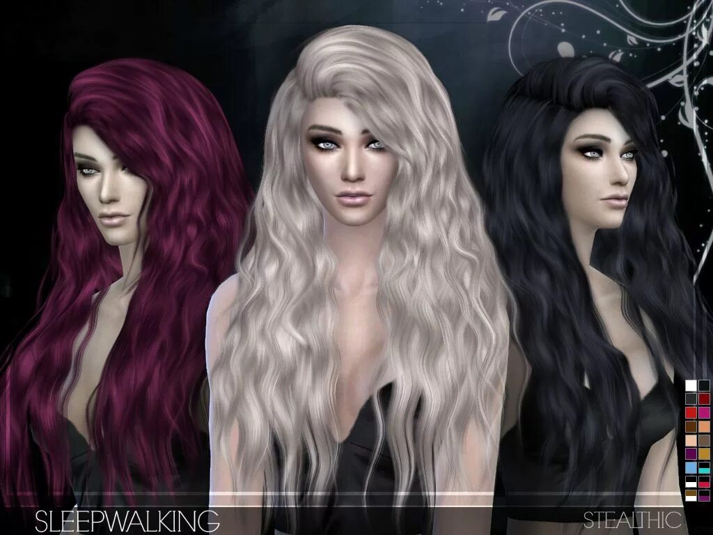 Мод на рост волос. Stealthic sims 4. hair sims 4 длинные. the sims 3 hair stealthic. sims 4 волнистые волосы.