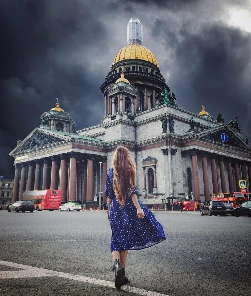 Санкт петербург девушка есть. Фотосессия у Исаакиевского собора в Санкт-Петербурге.