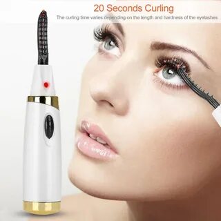 brand new natural electric eyelash curler mini heated extension long lasting eye