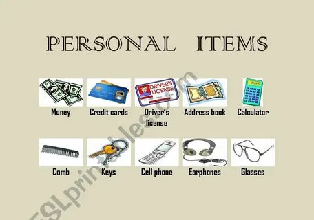 Items money