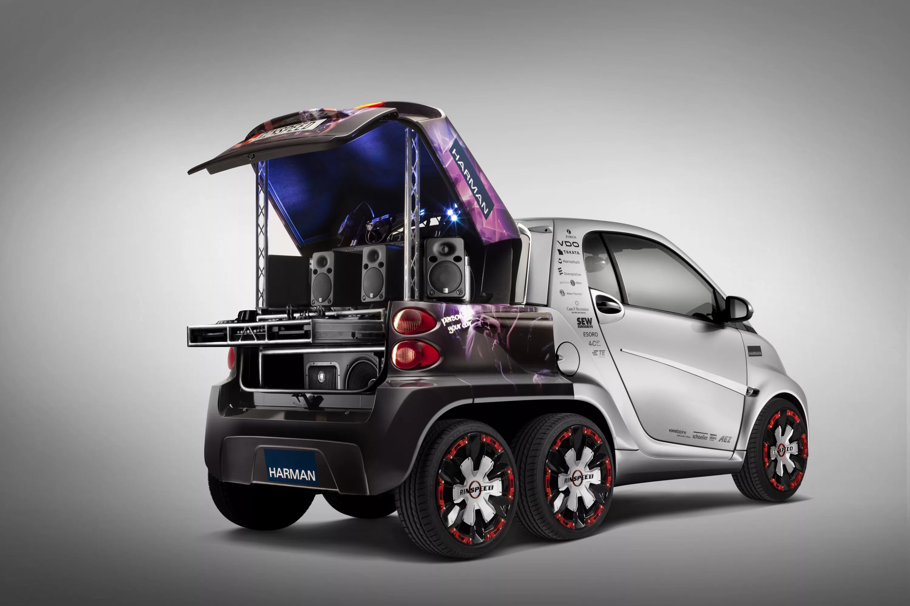 Rinspeed Dock + go 2012. Smart Rinspeed. Rinspeed 2020. Smart Fortwo с прицепом.