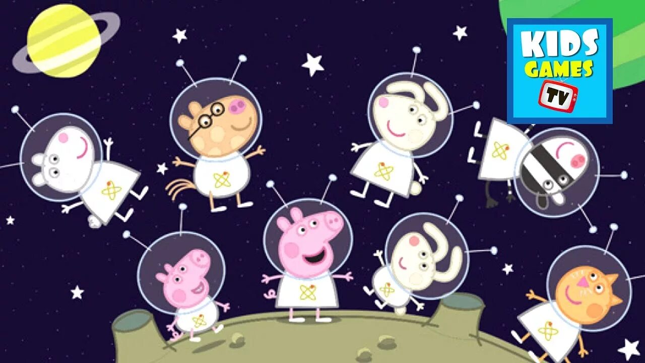 Peppa pig game space
