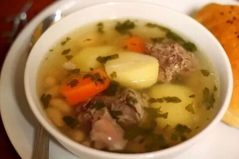 Суп с мясом картошкой и морковью