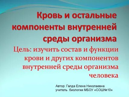 Компонент внутренней