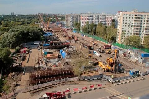 Строительство бульвара