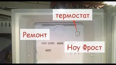 Где термостат в холодильнике