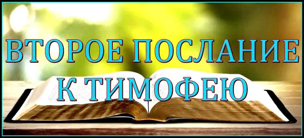 1 тимофея 2 глава