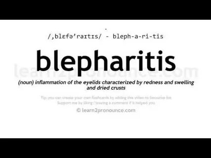 Blepharitis латынь