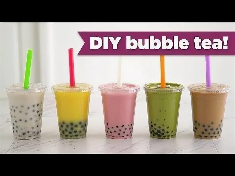 Как сделать самодельный бабл ти Как сделать bubble tea