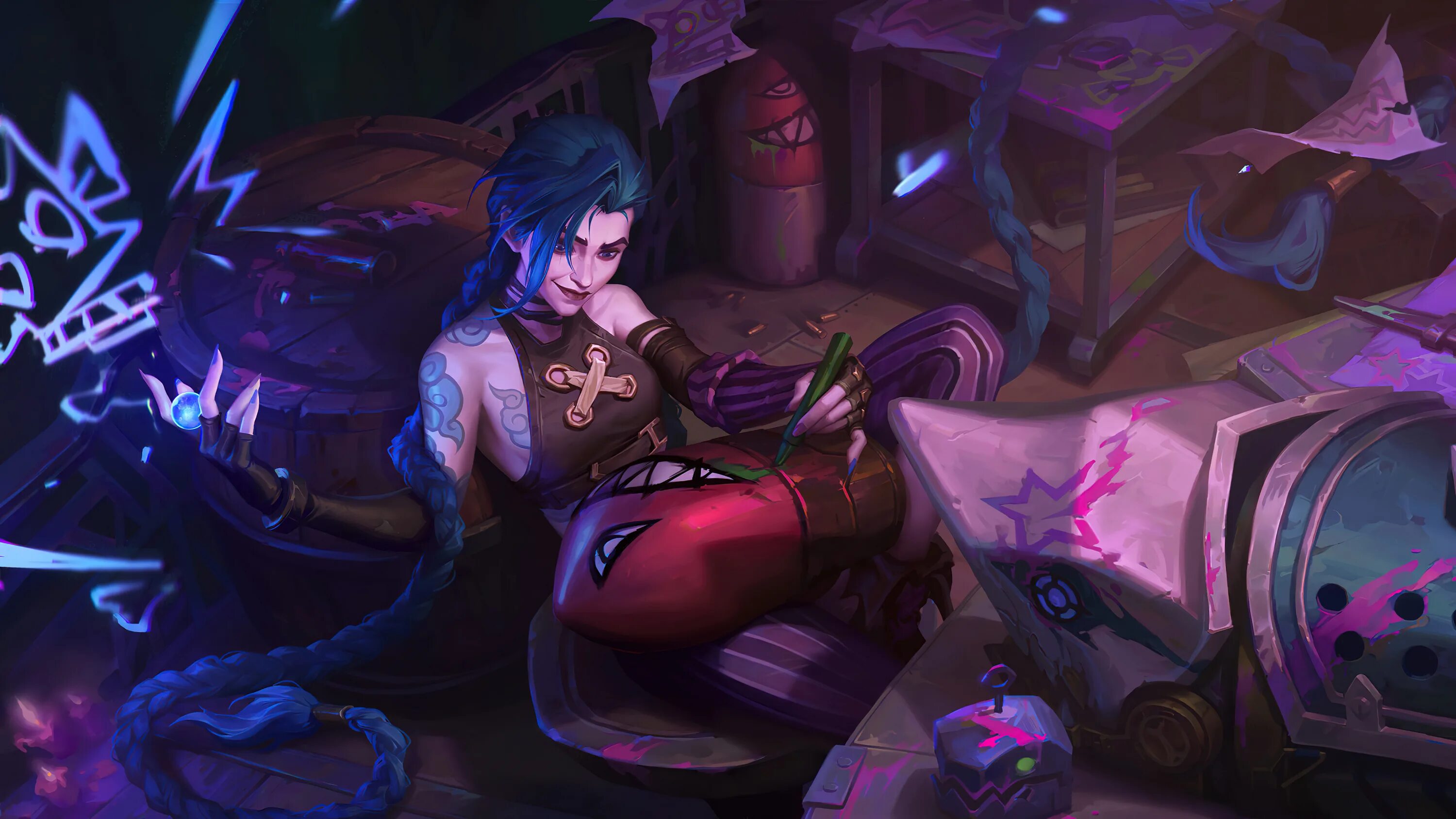 Джинкс 53 глава на корейском. Джинкс (League of Legends). Arcane League of Legends Джинкс. Jinx аркейн.