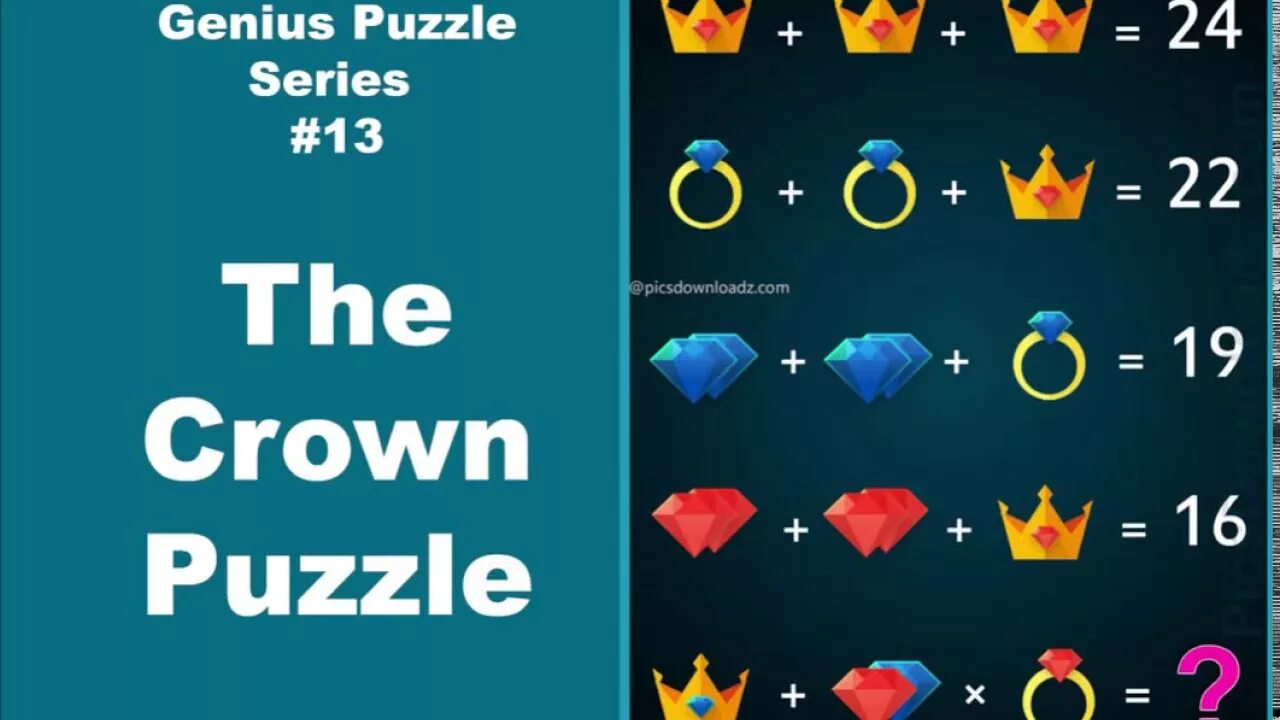 Genius puzzle series ответы. Crown puzzle. Математические головоломки для гениев. Jigsaw puzzle crown - classic. Puzzle crown.