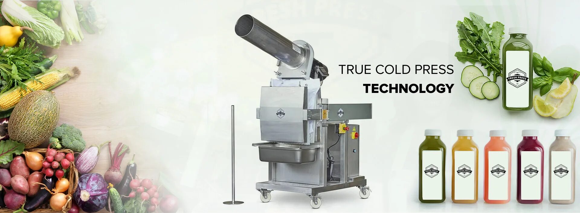 Cold true. Фреш Джусер. Industrial Juicer. Cold Pressed. Соковыжималка Bud Juice grinding Machine белый.