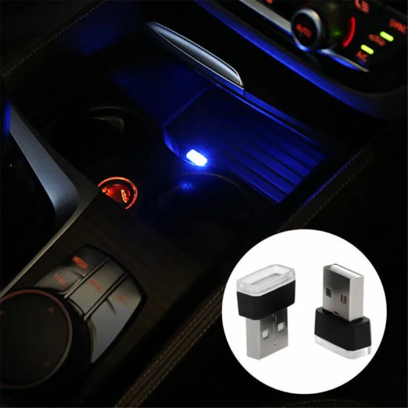 Что такое USB atmosphere Light. Подсветка Ambient Light для авто. Blue led Neon USB. УСБ подсветка 9 модулей в авто. Купить мини подсветку