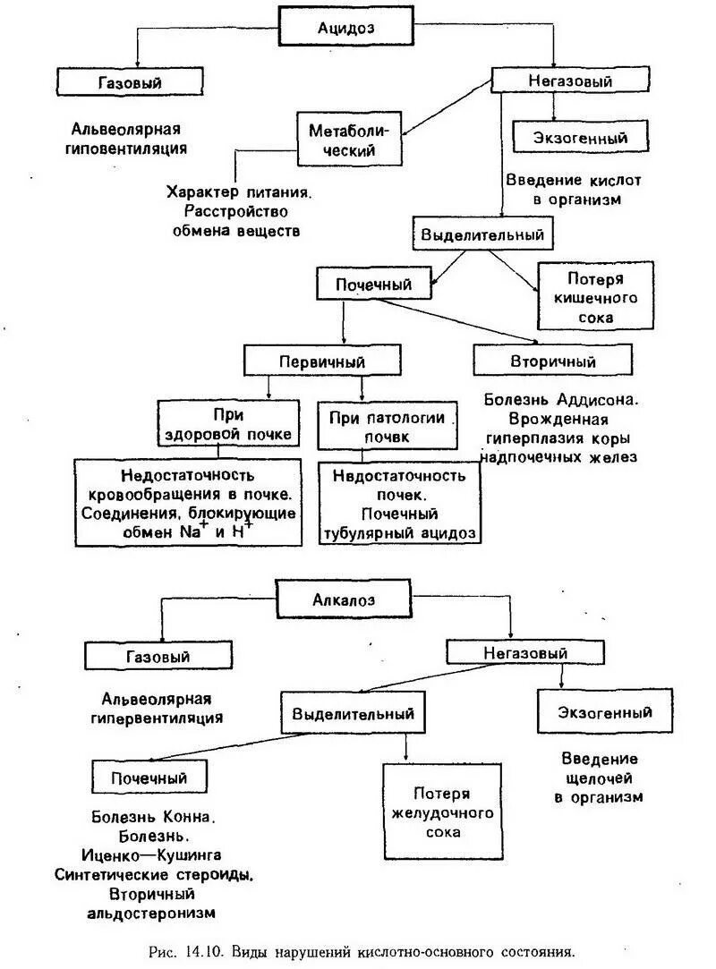 Респираторный ацидоз биохимия. Компенсаторные механизмы газового алкалоза. Выделительный ацидоз причины. Выделительный ацидоз патогенез. Ацидоз и алкалоз.