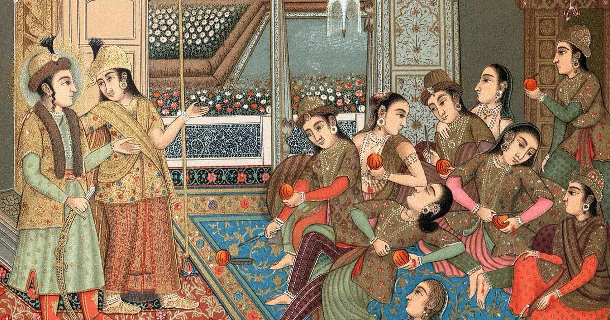 Харем-и Хумаюн. Mughal garem. Imperial harem slg