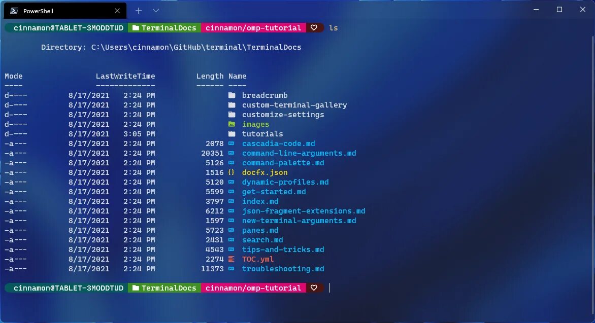 Custom prompt
