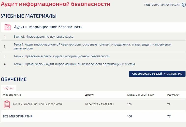 Тесто информационной безопасности