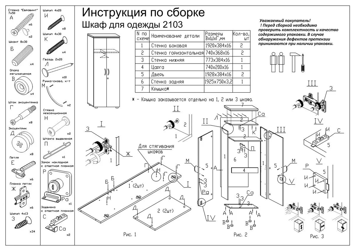 Схема сборки шкафа икеа