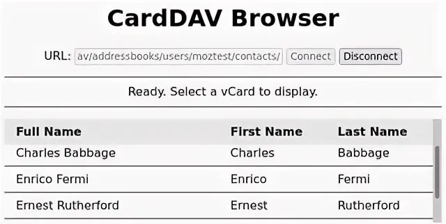Carddav