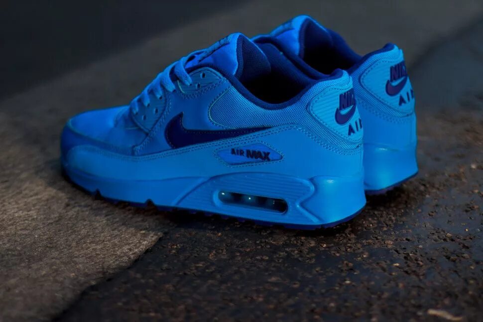 Найк АИР Макс 90 синие. Nike Air Max 90 синие мужские. Nike Air Max 90 Custom. Кроссовки найк АИР Макс 90 мужские синие.