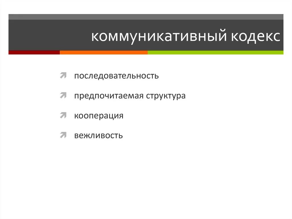 Коммуникативный кодекс. Принципы коммуникативного кодекса. Составляющие коммуникативного кодекса. Коммуникативный кодекс регулирует:. Кооперация структура